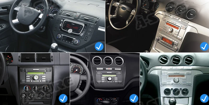 Perfect A-Sure 2 Din Car Auto Radio GPS Player Navigation For Ford Transit Focus Galaxy S-Max C-Max Fusion Fiesta FM RDS SWC DVD USB 3G 8