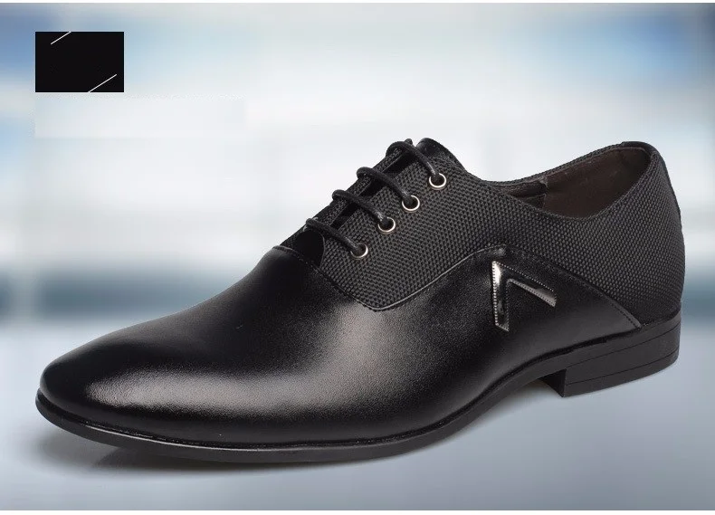 Модные мужские туфли в стиле дерби; кожаная официальная обувь; роскошные черные офисные модельные туфли с острым носком; вечерние мужские туфли; zapatos hombre; Size39-47