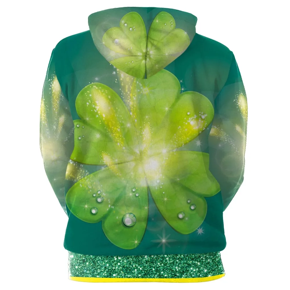 Character Marilyn Monroe 3D Print Shamrock Clover Jacket Spring Men/women Hiphop Streetwear Hoodies Sweatshirts Dinner Clothes