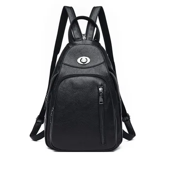 

2018new Fashion Women Backpack High Quality Youth Leather Backpacks for Teenage Girls Female School Shoulder Bag Bagpack mochila