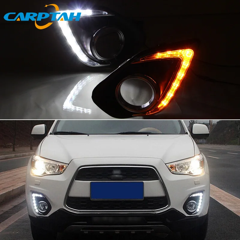 Светодиодные дневные ходовые огни светильник для Mitsubishi ASX RVR 2013 2014 2015