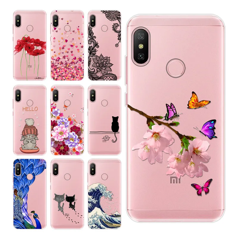 

6.26 inch Xiaomi Redmi Note 6 Pro Case Cover, Printed Soft Silicon TPU Back Cover Case Xiaomi Redmi Note 6 6 PRO Phone Cases