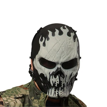 

Outdoor Hunting Masks Ghost Tactical Military CS Wargame Typhoon Camouflage Paintball Airsoft Skull Full Face Mask Accessories