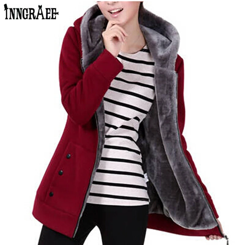 

Autumn Women Hoodies cotton mixed Zip-up zipper Solid Full-Sleeve Hooded Casual Hoodies Sweatshirts Plus Size M-4XL NS8713