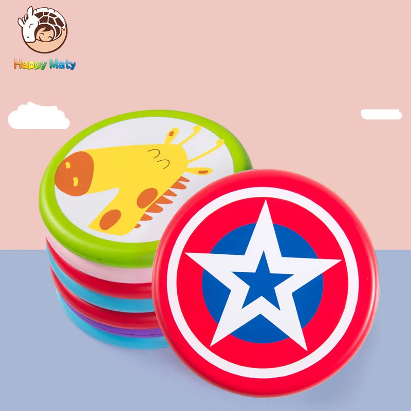

Cute Soft Cloth Flying Disc Sandbags Tail Sense Training Fun Outdoor Sports Toys for Children Kids Kindergarten Games Activity