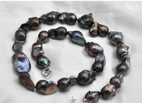 

0002433 baroque black keshi reborn pearl necklace