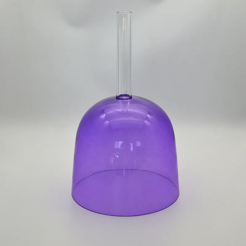ВЧ 4 дюйма цветные кристаллы Поющая чаша с ручкой Радуга для вашего здоровья C/D/E/F/G/A/B/C# Любая Примечание для йоги - Цвет: Colored