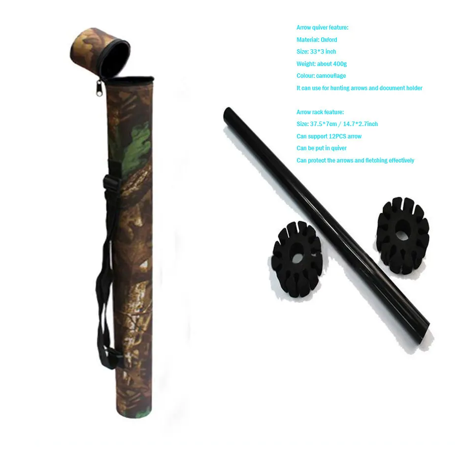 Чехол для задней панели Arrow Tube Camo Quiver охотничий + держатель разделитель со