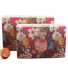 10 шт./лот прекрасные цветы крафтовый бумажный пакет бумага украшения многофункциональный для лунного торта конфеты подарочная коробка