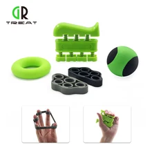 GR Treat Hand Grip Strengthener Kit Hand Strength Grip Finger Stretcher Exercise Hand Grip Finger Trainer