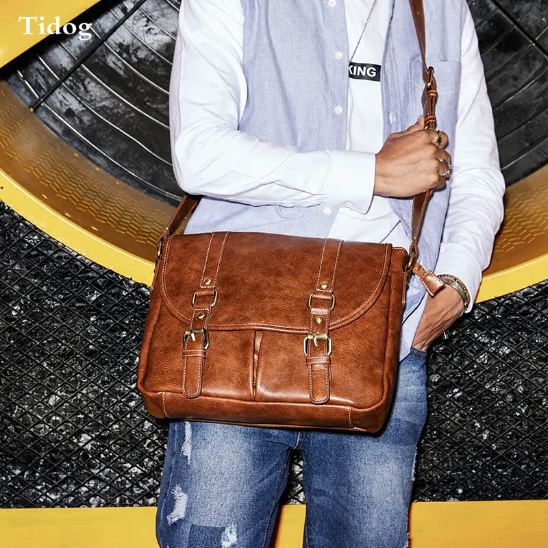 

Tidog New leather single shoulder oblique fashion shoulder bag