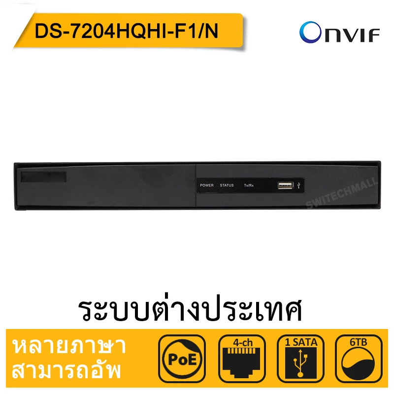 

Hikvision DS-7204HQHI-F1/N Original English Version Turbo HD DVR
