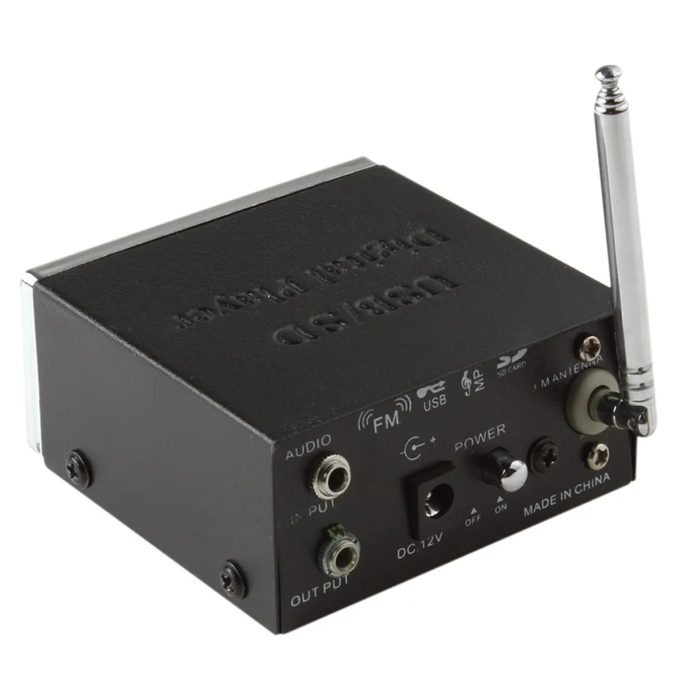 12V Auto Car Power Amplifier MP3 SD USB Audio Player Reader FM Radio 4-Electronic Keypad Support USB SD MMC Card with Remote car stereo amplifier