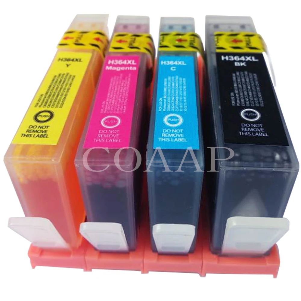 4 compatibele inkt cartridge voor HP 364 DeskJet 3070A 3520 Officejet