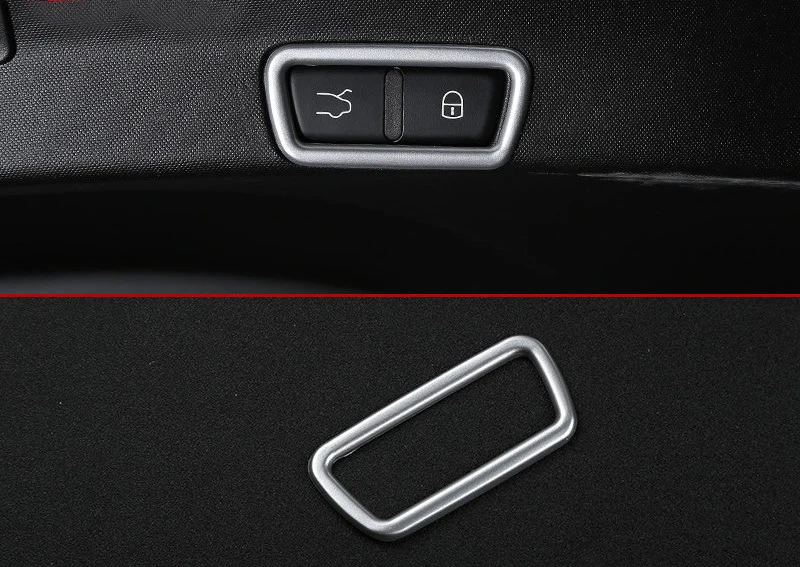 For Alfa Romeo Stelvio 2017 2018 ABS Matte Interior Rear Trunk Switch