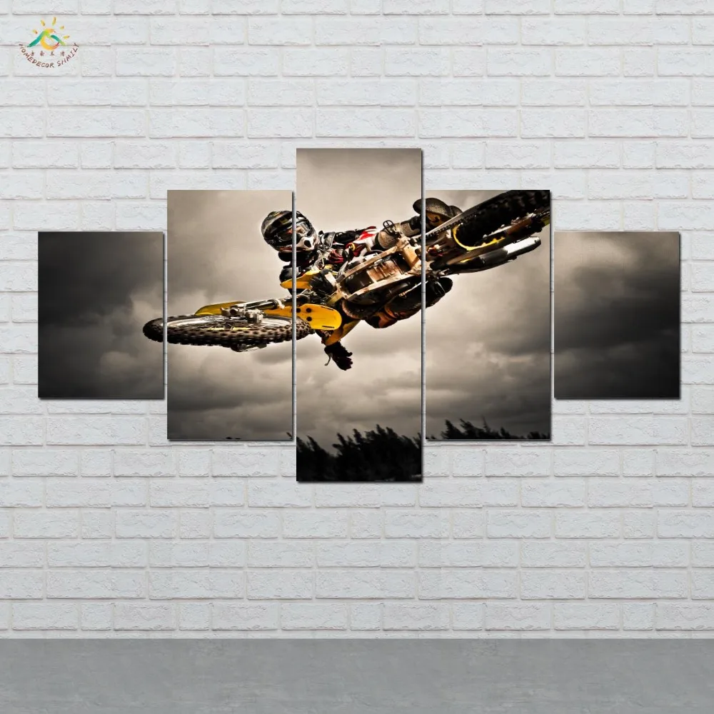OffroadmotorcycleWallArtHDPrintsCanvasArtPaintingModularPictureAndPosterCanvas