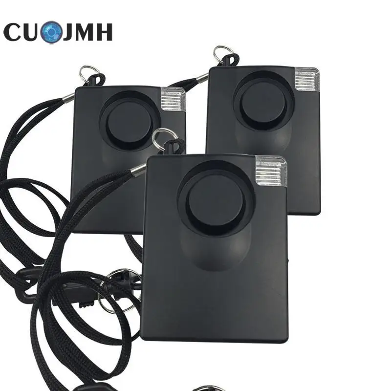 

1 Pcs Loudest Personal Staff Panic Guard Against Theft Alarm Without Battery 130 Db Burglar Alarm Security Tool Black Alarm