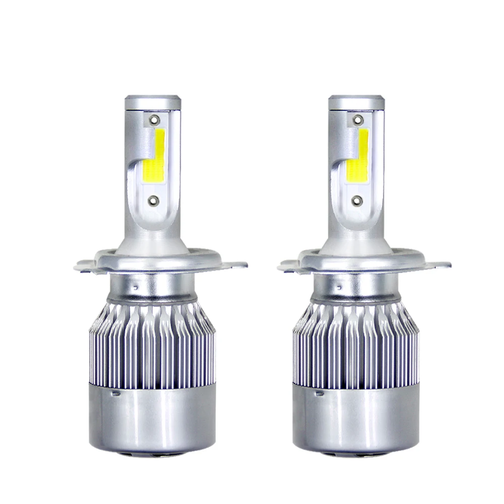 

MUXALL 2Pcs H4 LED H7 H11 H1 9004 9005 9006 9007 HB1 HB2 HB3 HB4 HB5 H3 H13 880 Car Headlight Bulbs 72W 7600LM 6000K Auto lamp