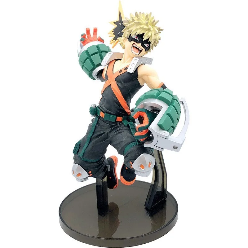 

16cm original Bakugou Katsuki Anime My Hero Academia PVC Action Figure Card Captor toy model doll Decoration gifts