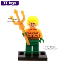 50 шт. 051 Aqua man Куклы супер герой строительный блок Модель для сборки Сделай Сам Детские Подарочные игрушки