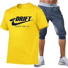 sport suit men 2 piece tracksuit set tshirt track pants  jogging sweat suits mens sweatsuit joggers sportswear gym track suit