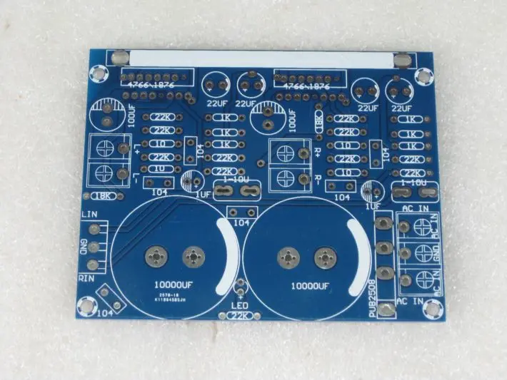 

Fannyda LM4766T/LM1876TF BTL 2 channel pure postgrade amplifier PCB empty board