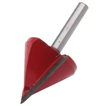 

5pcs 6mmx32mm 60 Degree Double-edged 3D V Shape Groove Router Bit CNC Engraving