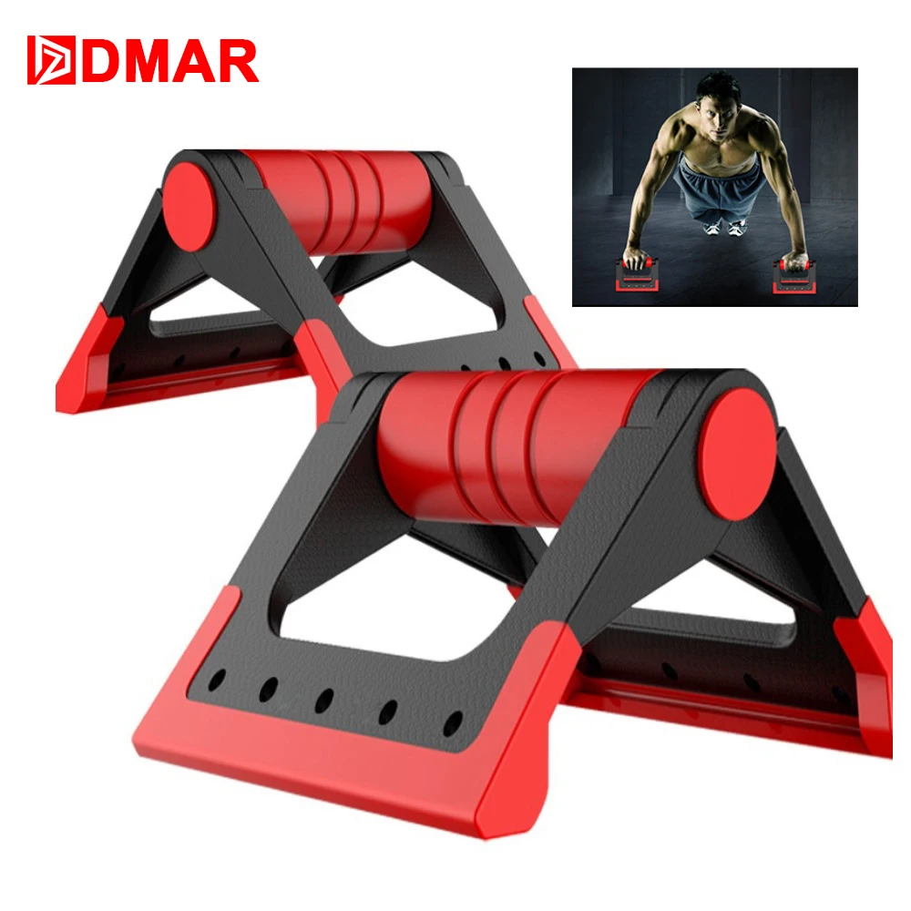 

DMAR 1 Pair Foldable Push-up Bracket Support For Arms Back Abdominal Belly Core Training Abdominal Fitness Exercise Gym Home