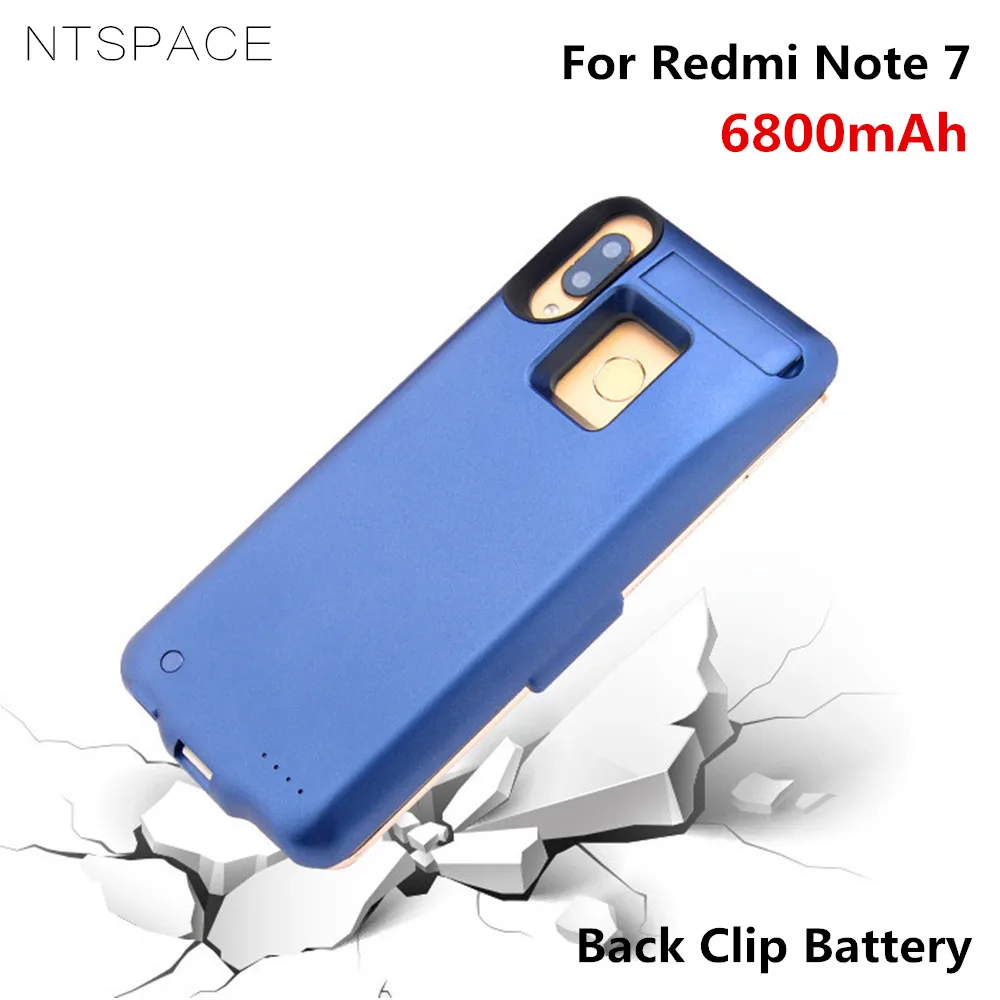 NTSPACE Portable Power Bank Pack Charge Cover for Xiaomi Redmi Note 7 Battery Charger Cases for Redmi Note 7 Power Charging Case NTSPACE Portable Power Bank Pack Charge Cover for Xiaomi Redmi Note 7 Battery Charger Cases for Redmi Note 7 Power Charging Case