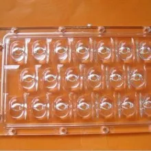 MC-20 Высококачественная светодиодная оптическая линза, объектив для съемки при дневном свете, прямоугольная форма, pmma-материалы, 20 Вт