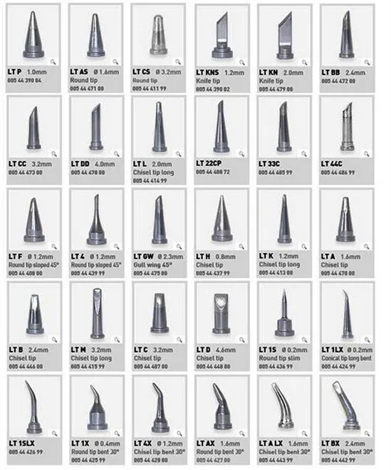 SZBFT 3 шт. LT1L LF жалом 0,2 мм для Weller Совет WSP80 паяльной станции жало WSD81 FE75 MPR80 паяльная станция