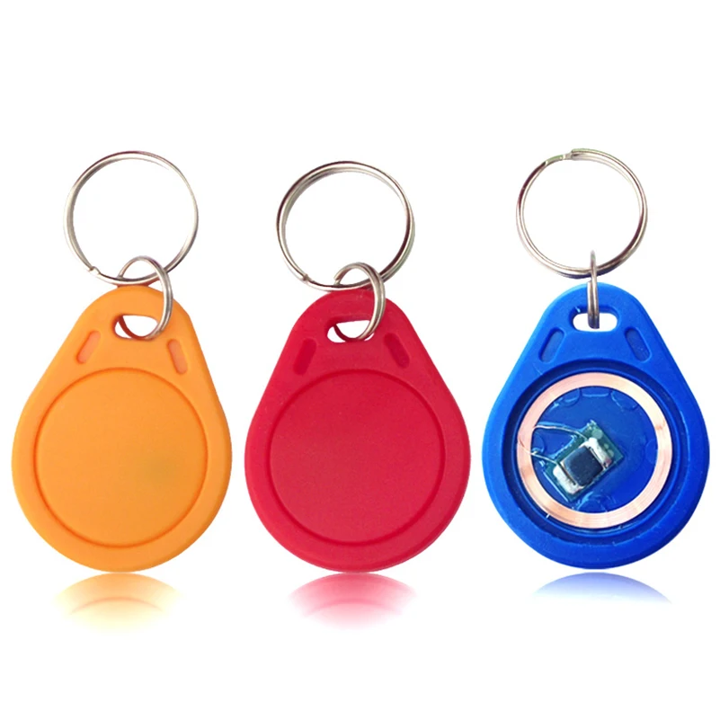 

10pcs 13.56MHz IC M1 S50 Keyfobs Tags Access Control RFID Key Finder Card Token Attendance Management Keychain ABS Waterproof