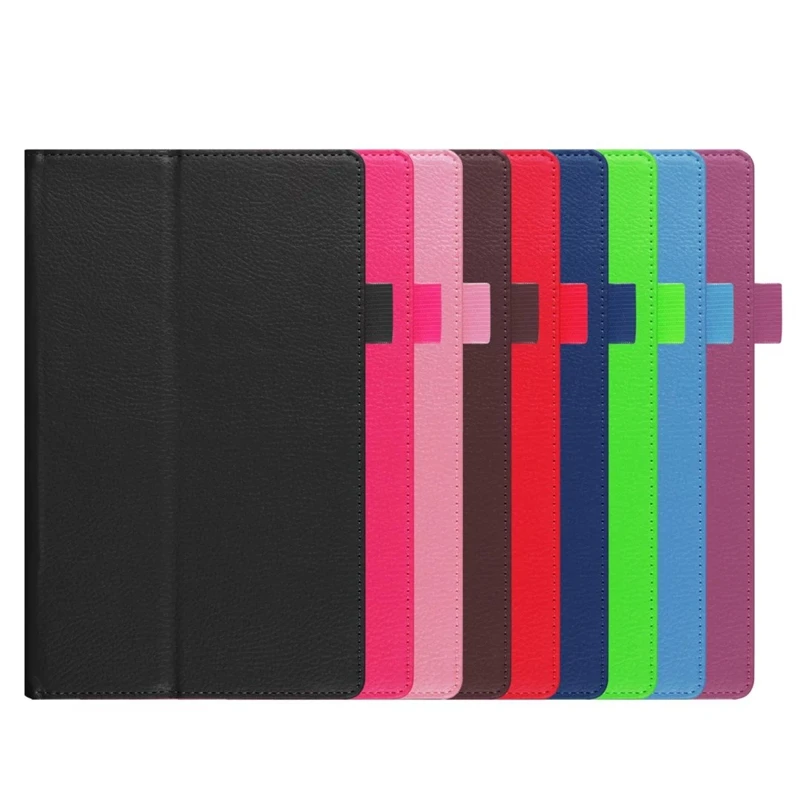 

30pcs Litchi Business PU Leather Case Cover for Amazon New Kindle Fire HD 8 2016 Tablet + Stylus Pen