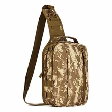 Новинка мужские нейлоновые Водонепроницаемые Военные путешествия 1000D езда Высокая емкость слинг плечо Месседжер Грудь сумка