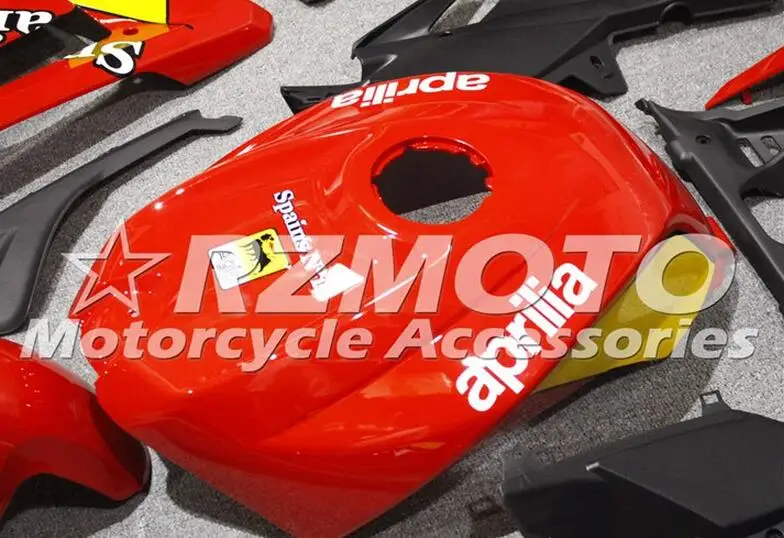 4 подарки ABS впрыск набор подходит для Aprilia RS125 06 07 08 09 10 11 RS4 РСВ 125 2006 2011 Обтекатели Пользовательские красный