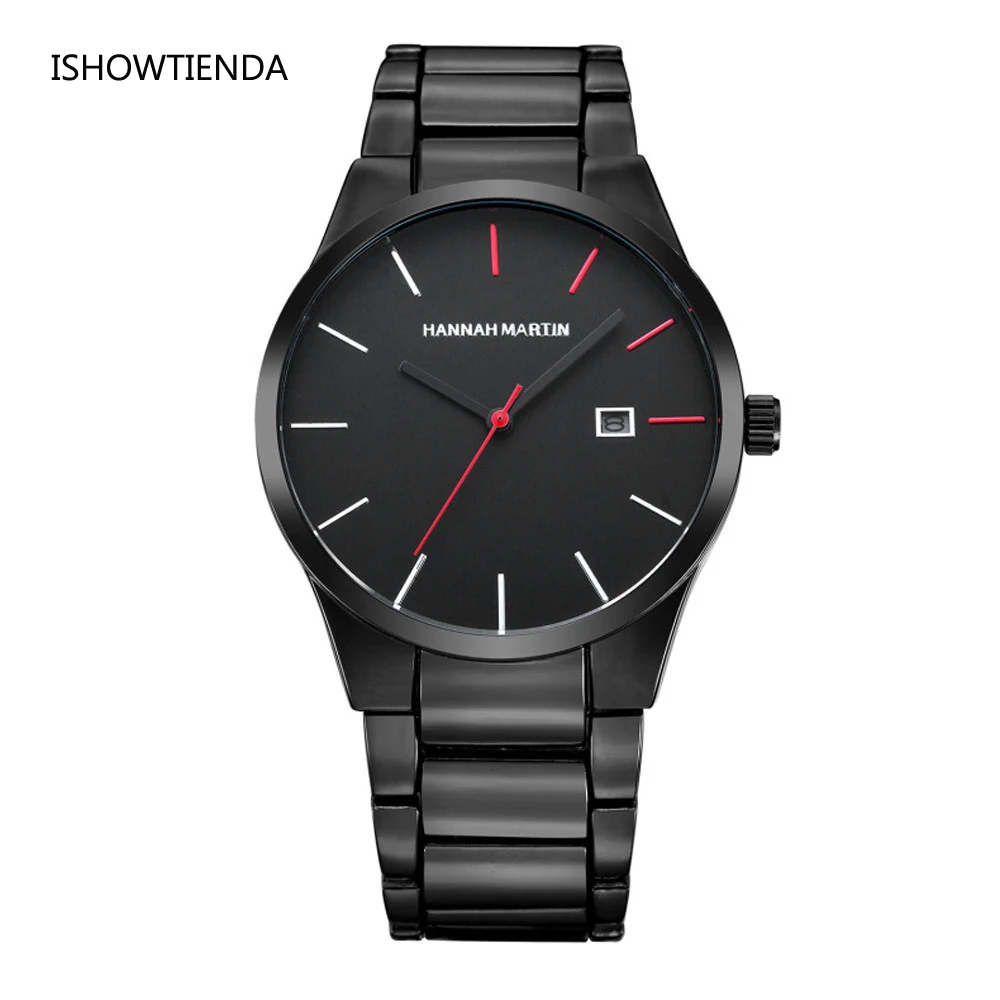 

Men Fashion calendar relogio masculino Military Stainless Steel Analog Date Sport Quartz Wrist Watch men watche top brand luxury