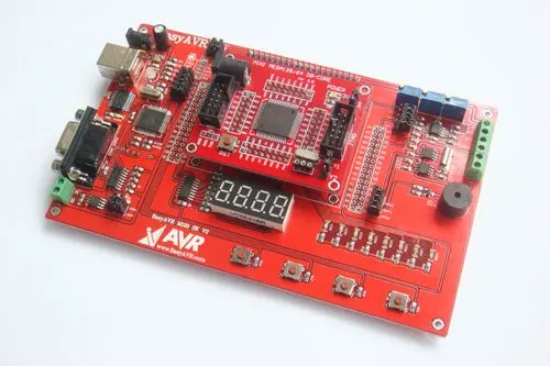 US $139.99 For EasyAVR AVR development board AVR emulator AVR programmer four in one