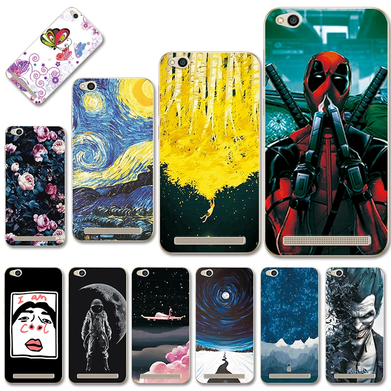 

For Xiaomi Redmi 5A Fundas Capa Soft Silicone Fashion Various Phone Cover Case For Xiaomi Redmi5A 5.0" Back Fundas Redmi 5 A