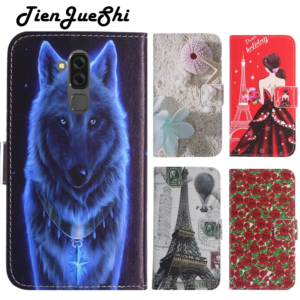 

TienJueShi Fashion Book-Stand Flip Leather Protection Cover Shell Wallet Etui Skin Case For Meiigoo S8 6.1 inch
