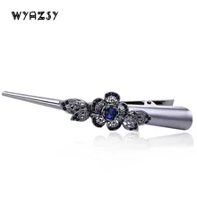 Женские аксессуары для волос в стиле ретро высокого качества с цветами и кристаллами, тиара, красивые изящные заколки для волос с бантом