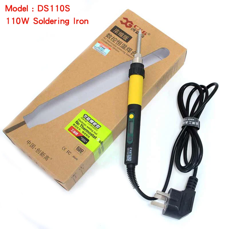 High quality DS110S Electric Soldering Iron,110W 220V LCD Display Adjustable Temperature Precision Welding Iron High quality DS110S Electric Soldering Iron,110W 220V LCD Display Adjustable Temperature Precision Welding Iron