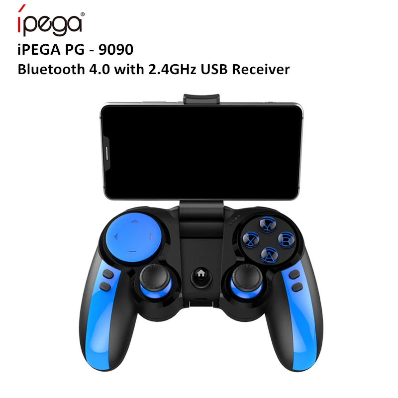 

iPEGA PG - 9090 Bluetooth 4.0 2.4GHz Receiver Gamepad Game Controller Game Handle Flexible Joystick Joypad for Phone/TV Box/PC