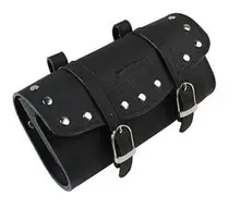 Vintage old bicycle faux saddle genuine PU leather cushion bag brooks bag hangback tool bag Bicycle Accessories