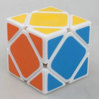 Даян перекоса Magic Cube 1 Скорость головоломки 4 оси 5 ранга кубики развивающие игры и игрушки для детей детские - Цвет: White