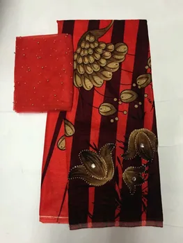 

the latest silk velvet lace fabric stones style newcoming real silk velvet lace fabric with 2yards headcrap B8no194