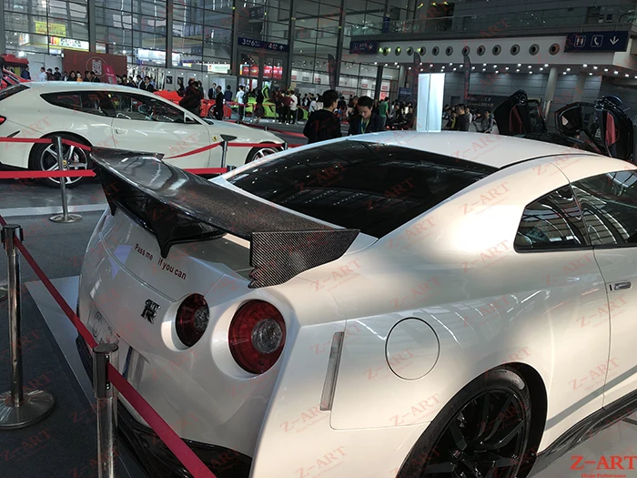 Z-ART для Nismo обвес для GTR R35 для NIssan GT-R передний бампер+ задний спойлер для Nissan GT-R