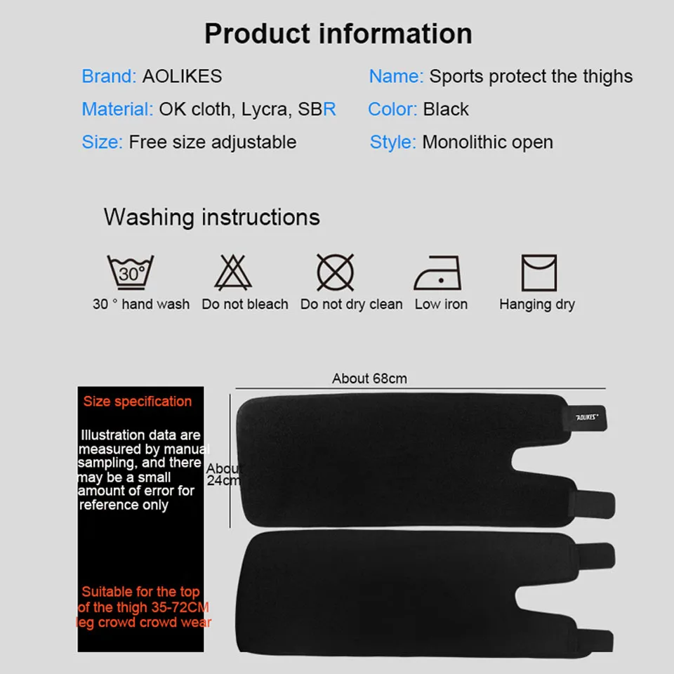 AOLIKES-1PCS-Sport-Thigh-Support-Guard-Muscle-Strain-Protector-Brace-Muslo-Pads-Fitness-Leggings-Leg-Compression