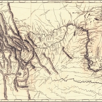 Map Of The Lewis And Clark American Expedition 1804-1806 Published 1814 In History Of The Expedition Under The Command 4