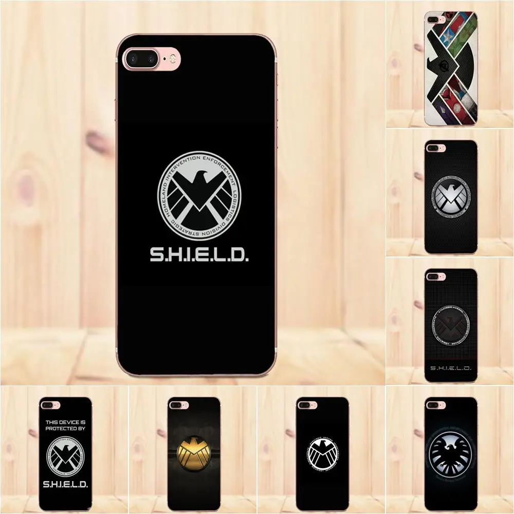 

For Xiaomi Note 3 4 Mi3 Mi4 Mi4C Mi4i Mi5 Mi 5S 5X 6 6X 8 SE A1 Max Mix 2 Soft Top Selling American Comics Marvel Shield Logo