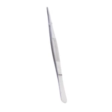 Прямые пинцеты из нержавеющей стали 25 см, щипцы для аквариума, щипцы для водных растений, инструменты, медицинские длинные прямые пинцеты